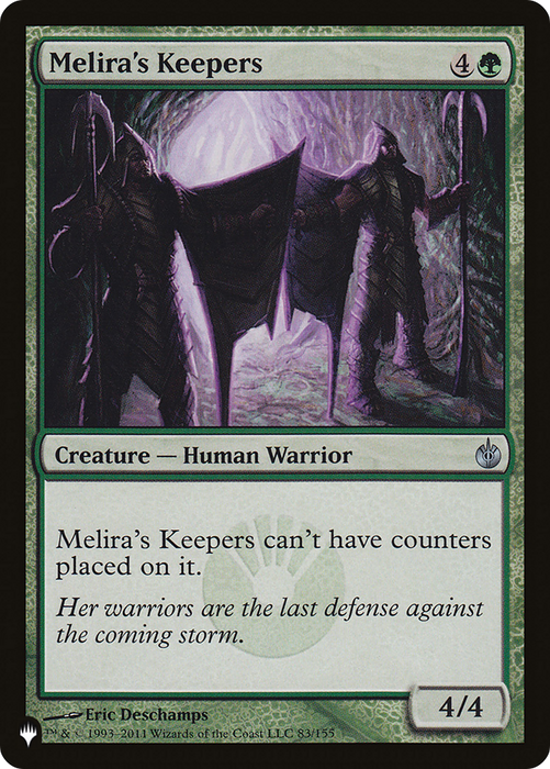Melira's Keepers (LIST-MBS-83) - uncommon