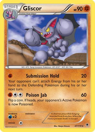 Gliscor (047) - XPF  - Rare - Reverse Holofoil