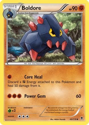 Boldore (049) - XPF  - Uncommon - Reverse Holofoil