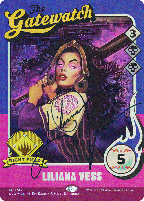 Liliana Vess // Liliana Vess (SLD-747) - mythic: (Full Art) (Borderless) - Foil