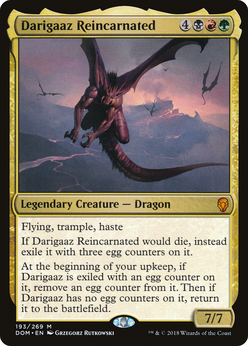 Darigaaz Reincarnated (DOM-193) - mythic