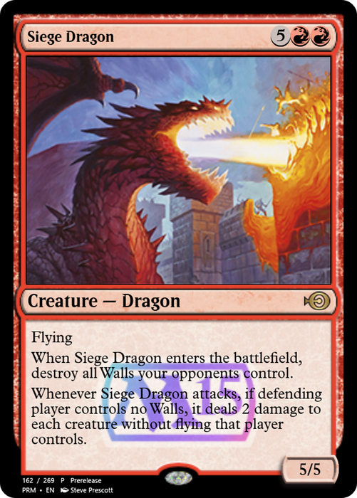 Siege Dragon (PRM-53834) - rare - Foil