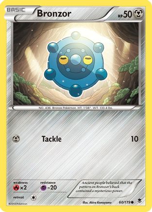 Bronzor (060/119) - XPF  - Common - Reverse Holofoil