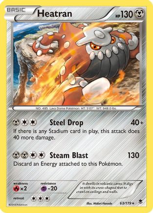 Heatran (063) - XPF  - Holo Rare - Holofoil