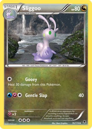 Sliggoo (076/119) - XPF  - Uncommon - Reverse Holofoil
