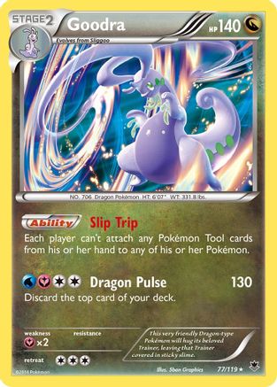 Goodra (077/119) - XPF  - Holo Rare - Reverse Holofoil