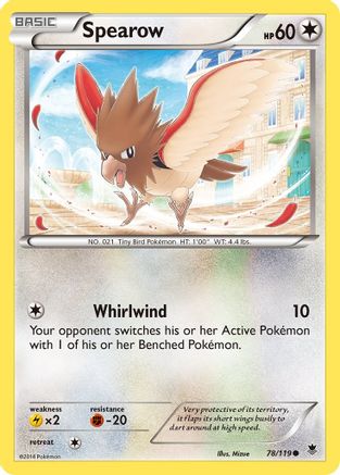 Spearow (078) - XPF  - Common - Reverse Holofoil