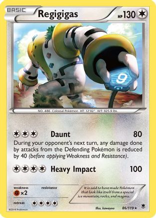 Regigigas (086) - XPF  - Holo Rare - Holofoil