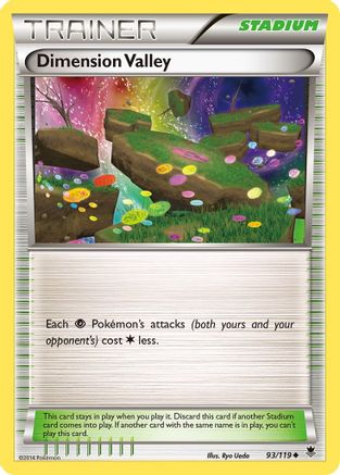 Dimension Valley (093/119) - XPF  - Uncommon - Reverse Holofoil