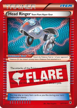 Head Ringer (097/119) - XPF  - Holo Rare - Reverse Holofoil