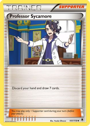 Professor Sycamore (101/119) - XPF  - Uncommon - Reverse Holofoil