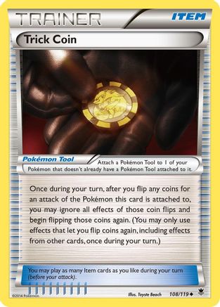 Trick Coin (108/119) - XPF  - Uncommon - Reverse Holofoil