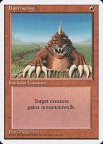 Burrowing (4ED-180) - uncommon