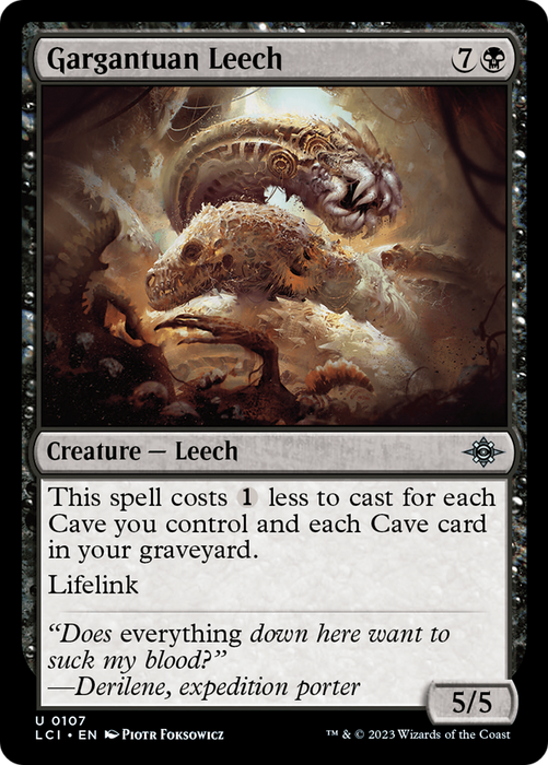 Gargantuan Leech (LCI-107) - uncommon
