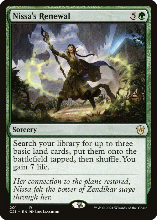 Nissa's Renewal (C21-201) - rare