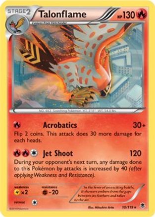 Talonflame (010/119) - DE  - Holo Rare - Holofoil