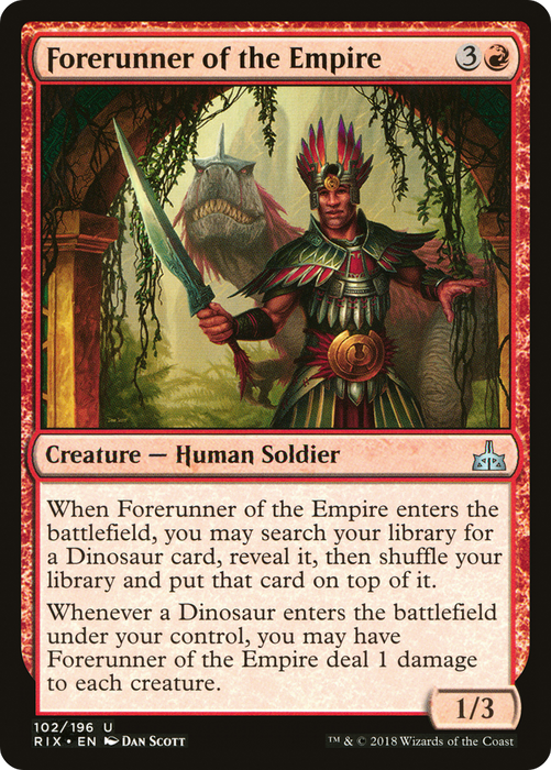 Forerunner of the Empire (RIX-102) - uncommon - Foil