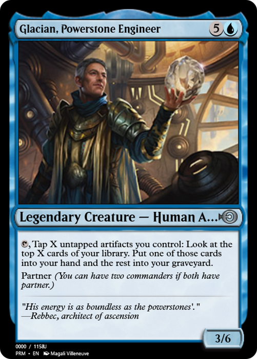 Glacian, Powerstone Engineer (PRM-86332) - uncommon - Foil
