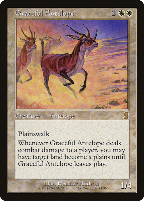 Graceful Antelope (ODY-024) - rare - Foil