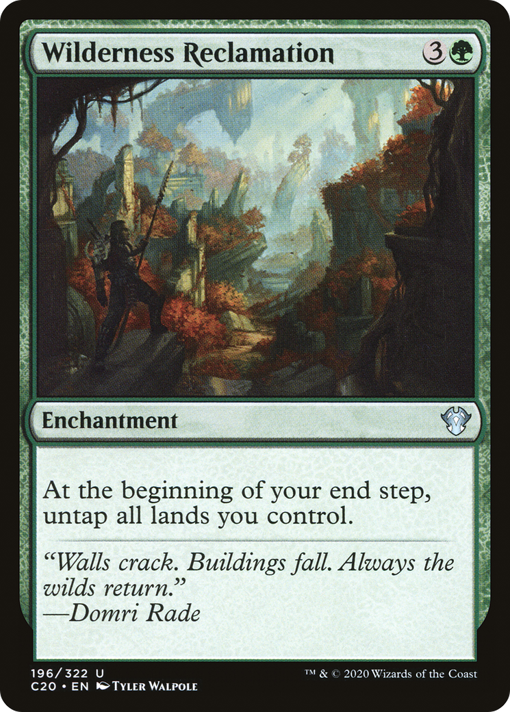 Wilderness Reclamation (C20-196) - uncommon