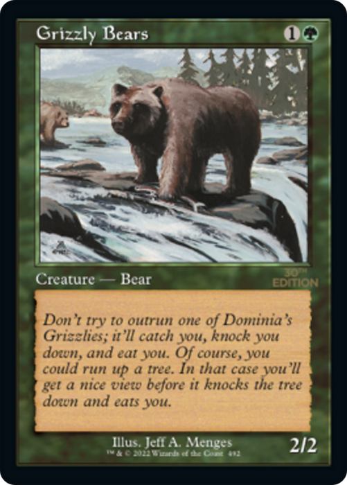 Grizzly Bears (30A-492) - common