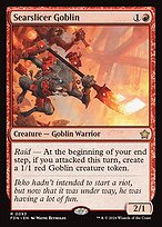 Searslicer Goblin (FDN-093) - rare - Foil