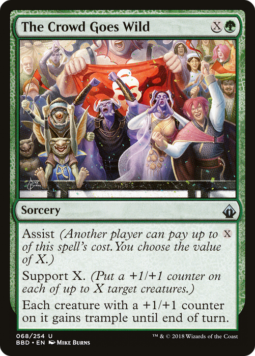 The Crowd Goes Wild (BBD-068) - uncommon - Foil