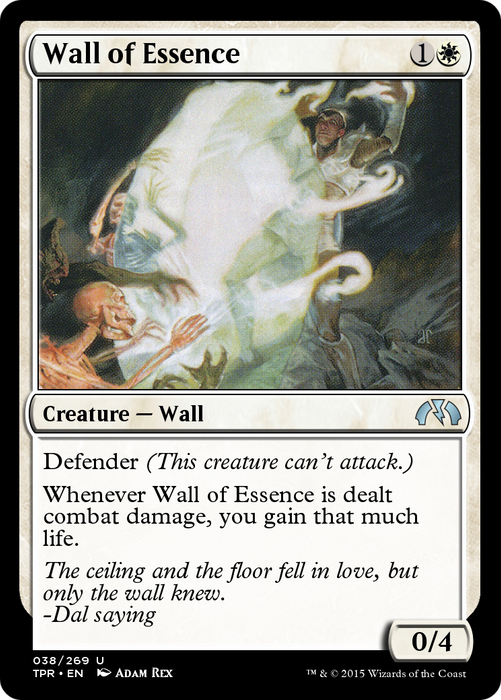 Wall of Essence (TPR-038) - uncommon - Foil