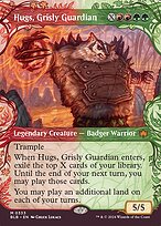 Hugs, Grisly Guardian (BLB-333) - mythic: (Showcase) (Borderless) - Foil