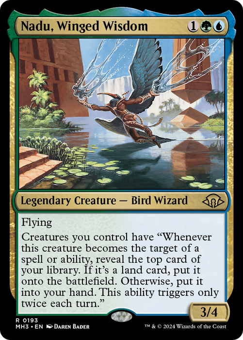 Nadu, Winged Wisdom (MH3-193) - rare