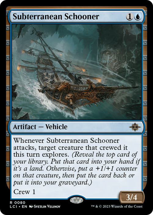 Subterranean Schooner (LCI-080) - rare