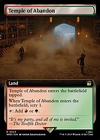 Temple of Abandon (WHO-523) - rare: (Extended Art)