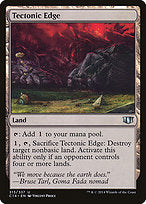 Tectonic Edge (C14-313) - uncommon