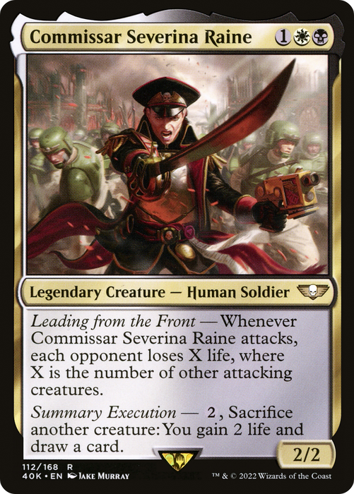 Commissar Severina Raine (40K-112) - rare