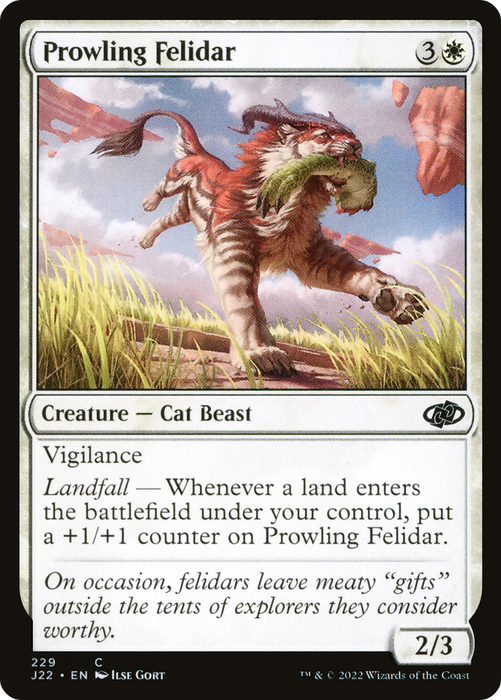 Prowling Felidar (J22-229) - common