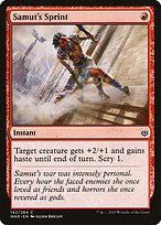 Samut's Sprint (WAR-142) - common - Foil