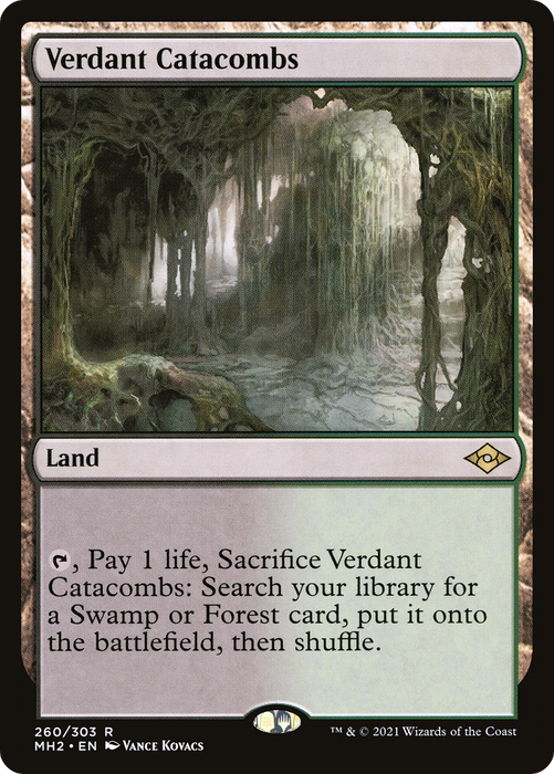 Verdant Catacombs (MH2-260) - rare - Foil