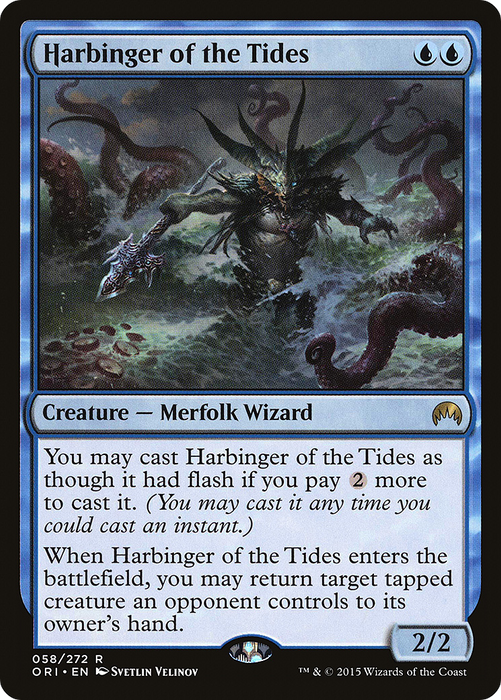 Harbinger of the Tides (ORI-058) - rare - Foil
