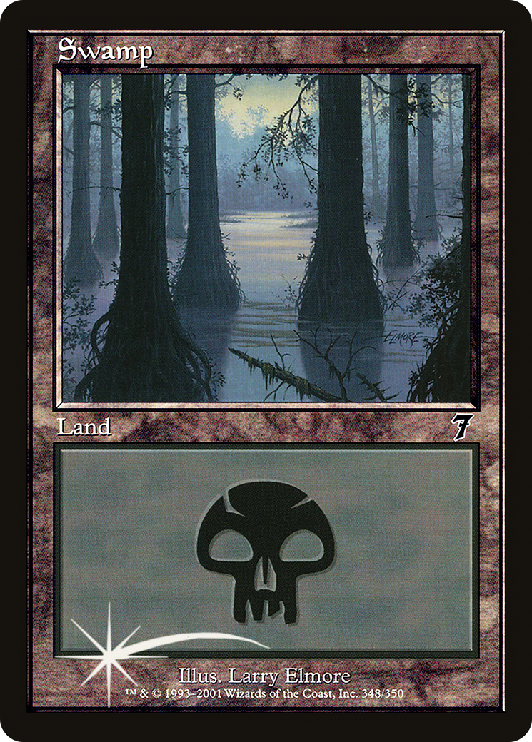 Swamp (7ED-348★) - common - Foil