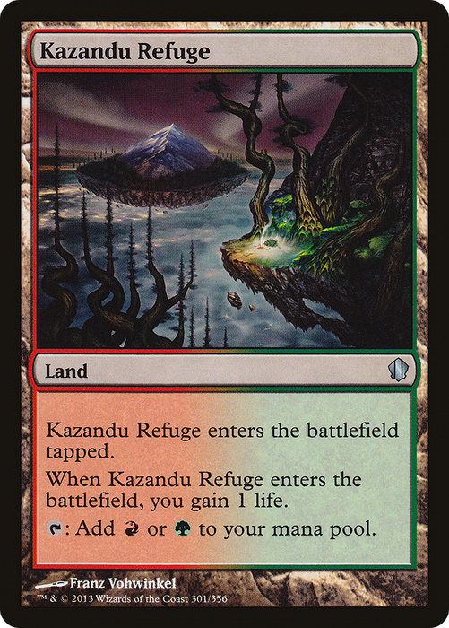 Kazandu Refuge (C13-301) - uncommon