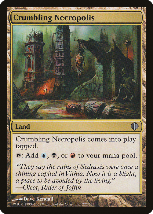 Crumbling Necropolis (ALA-222) - uncommon - Foil