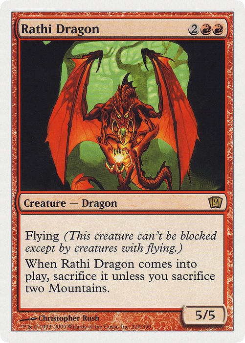 Rathi Dragon (9ED-210) - rare