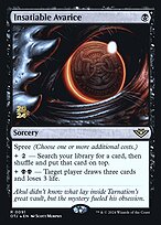 Insatiable Avarice (PRE-91S) - rare - Foil