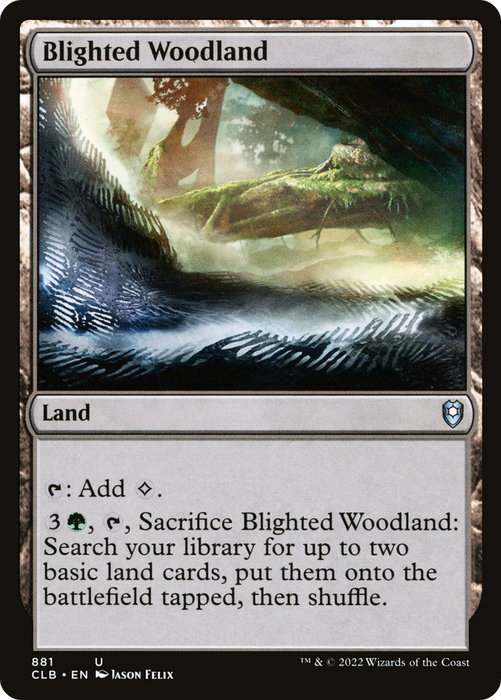 Blighted Woodland (CLB-881) - uncommon