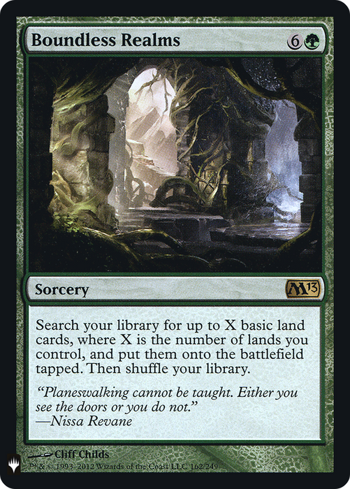 Boundless Realms (LIST-M13-162) - rare - Foil