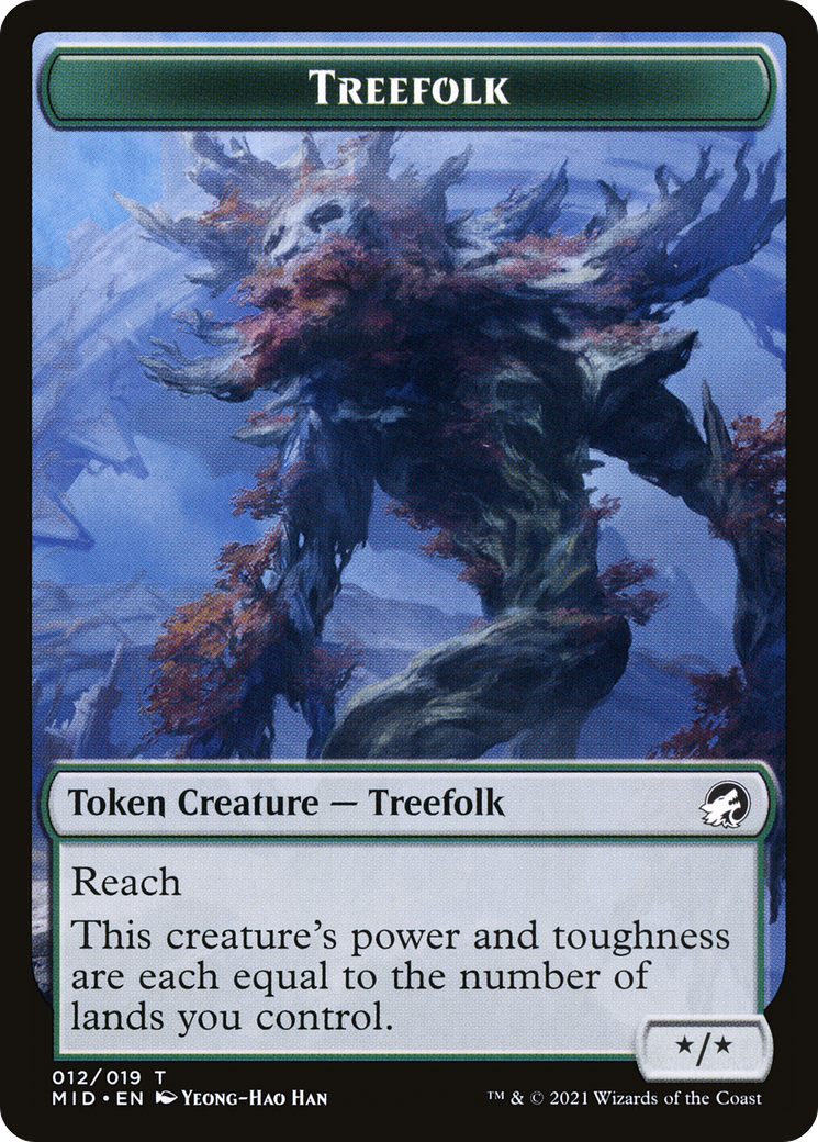 Treefolk (TMID-012) - common - Foil
