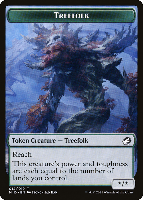 Treefolk (TMID-012) - common - Foil
