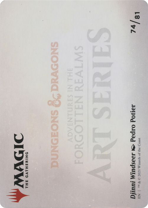 Djinni Windseer // Djinni Windseer (AAFR-074) - common (Borderless)