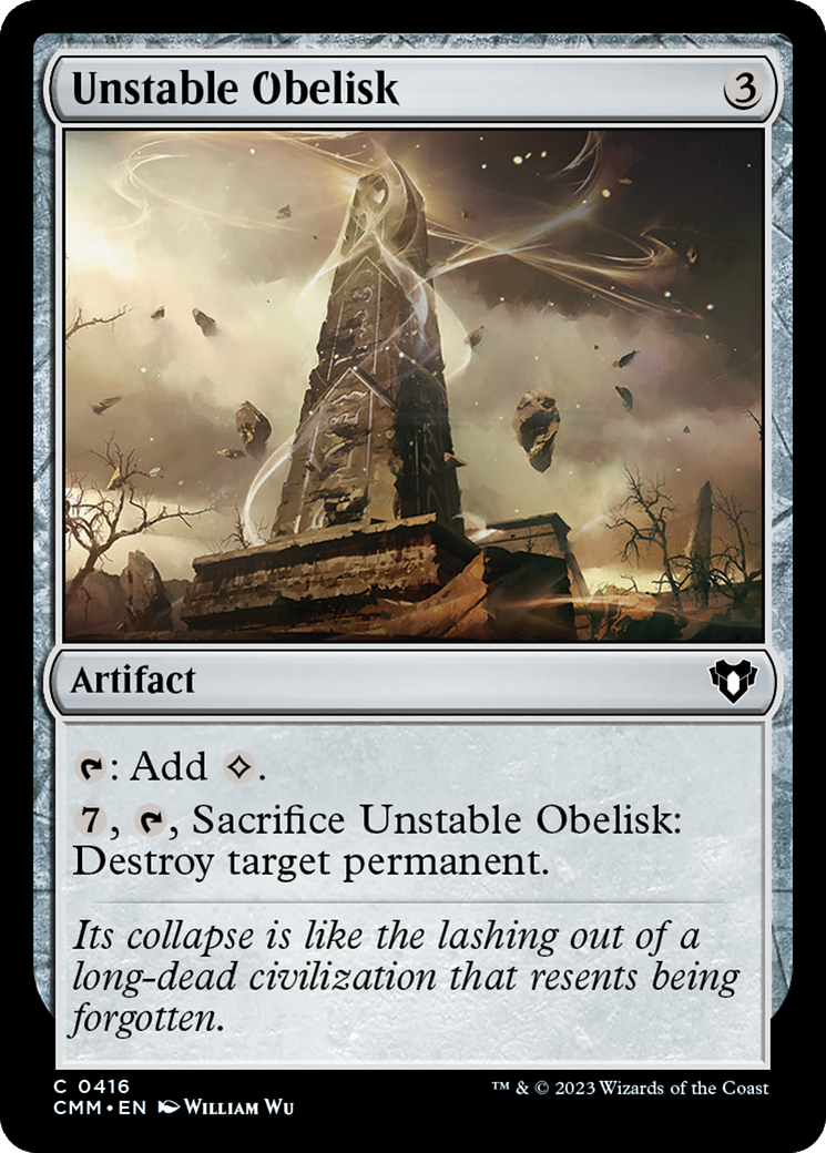 Unstable Obelisk (CMM-416) - common - Foil