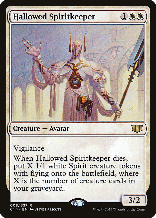 Hallowed Spiritkeeper (C14-008) - rare